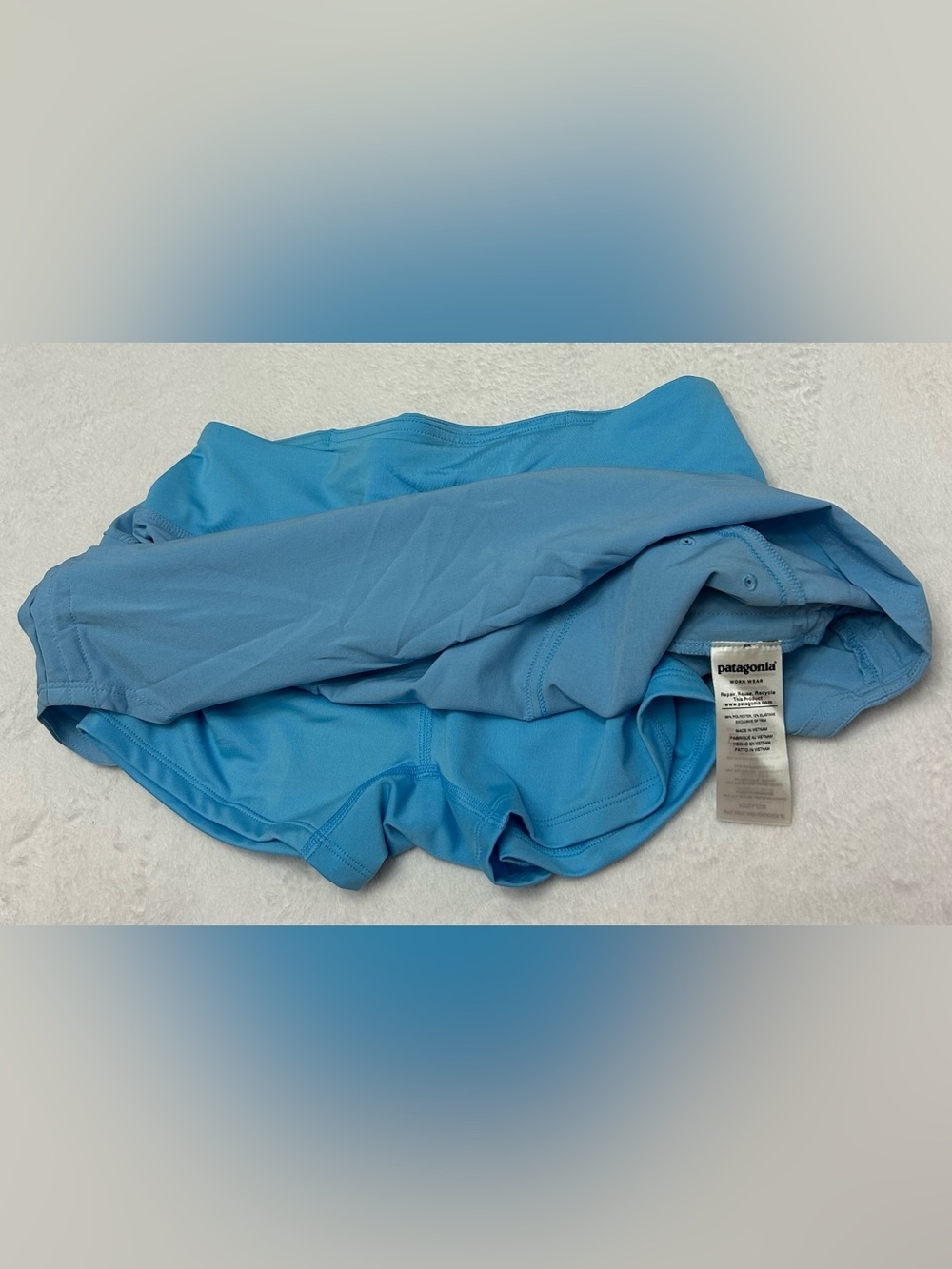 Patagonia Women’s XS Teal Athletic Outdoor Mini Skort - Picture 6 of 8